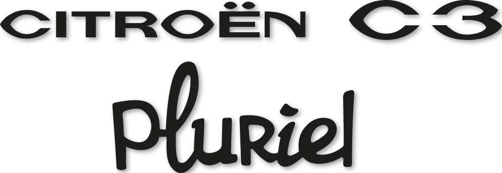 Logo Citroën c3 pluriel