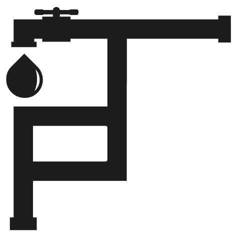 Logo pvc robinet pour plombier