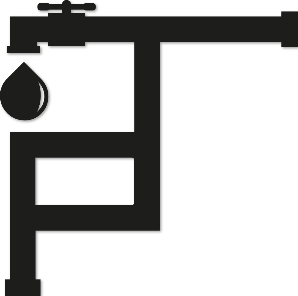 Logo pvc robinet pour plombier