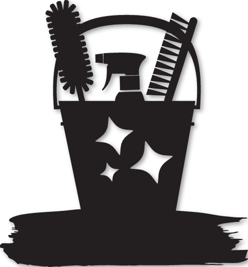 Logo seau de ménage