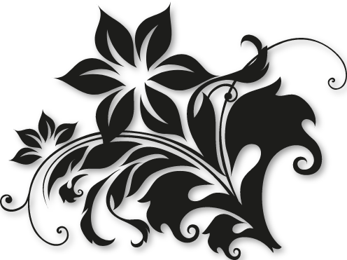 Ornement fleur design