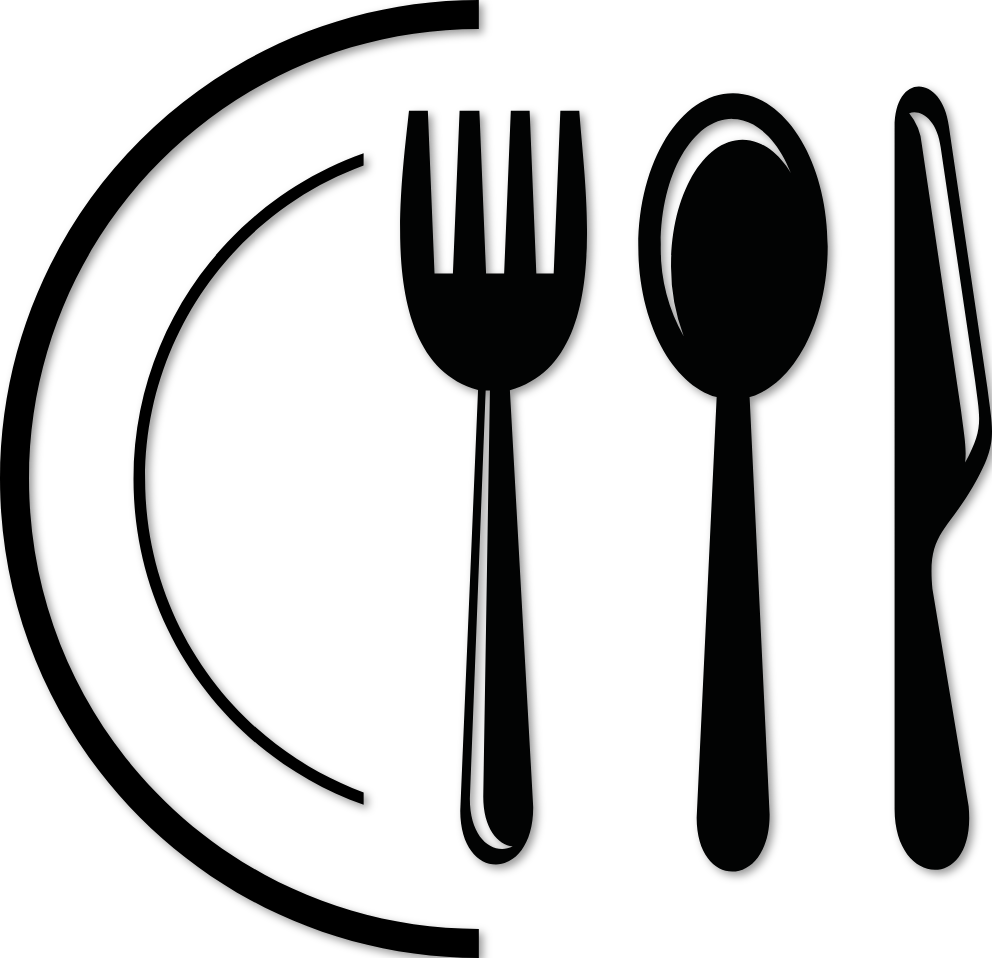 Pictogramme demi assiette