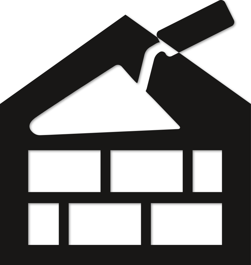 Pictogramme maison truelle