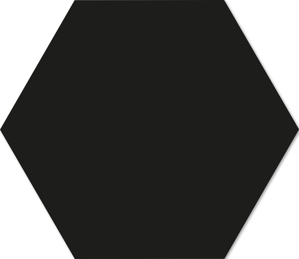 Sticker hexagone plein