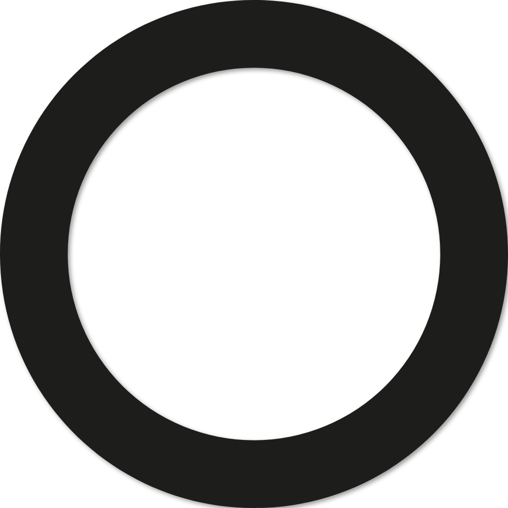 Diamètre 15 cm trait 2 cm