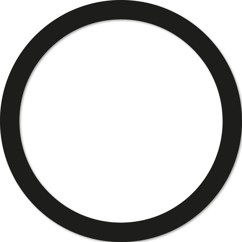 Diamètre 25 cm trait 2 cm