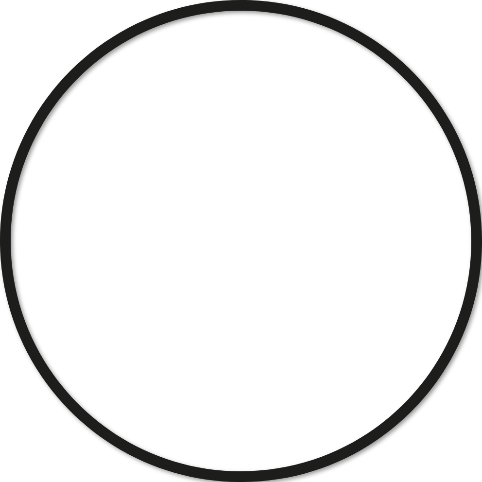 Diamètre 45 cm trait 1 cm