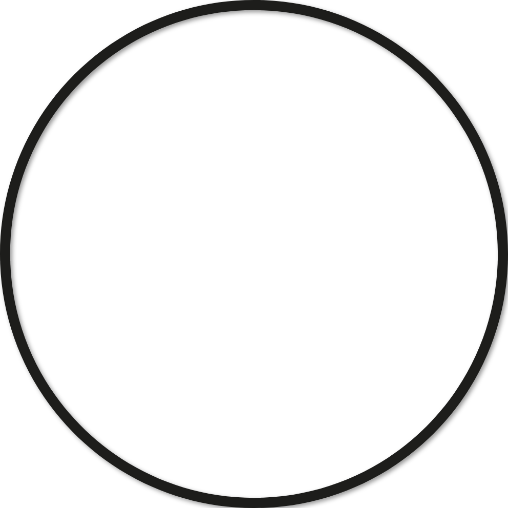 Diamètre 50 cm trait 1 cm