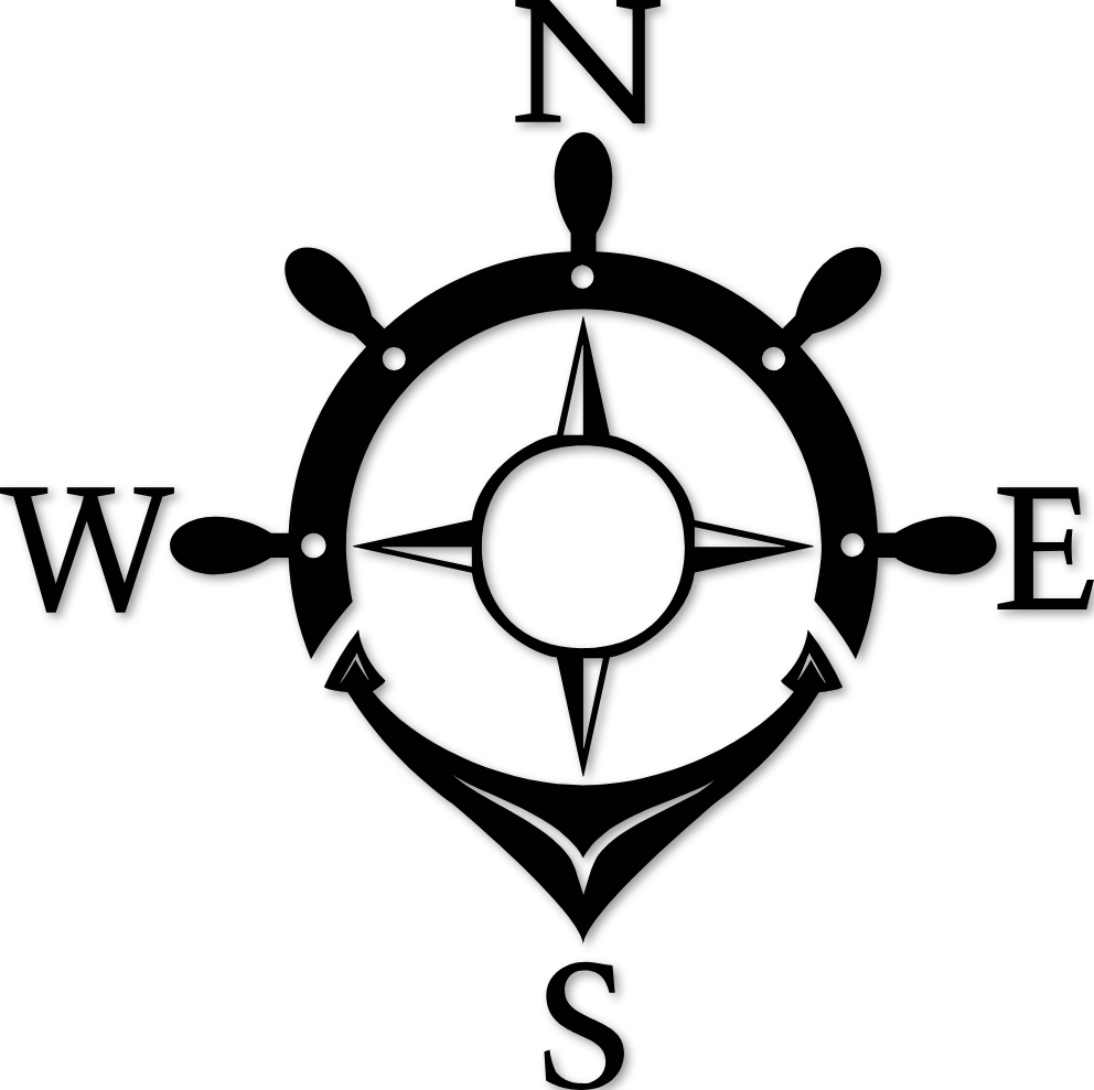 Rose des vents marine