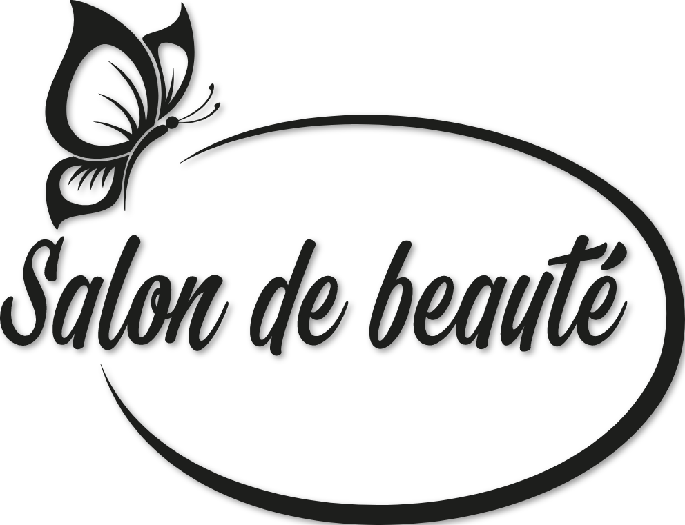 Sticker salon de beauté papillon