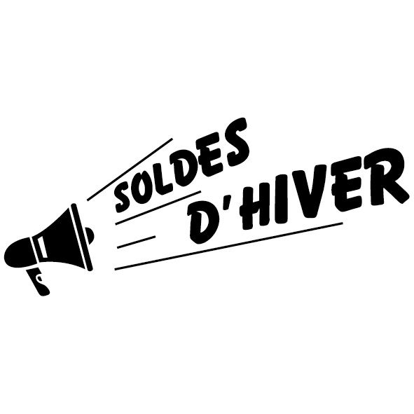 Sticker solde d'hiver