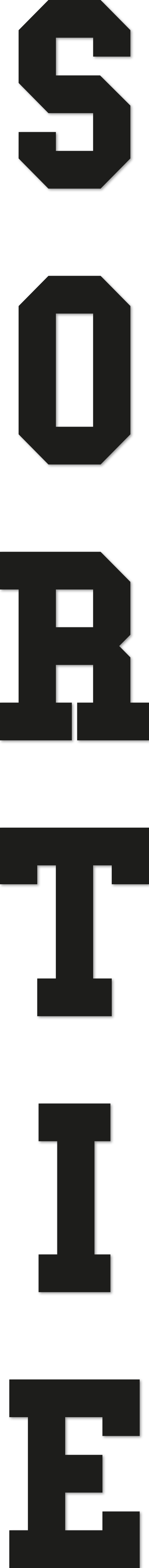 SORTIE police college bold