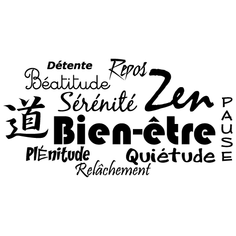 Sticker jeux de mots bien être