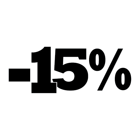 Sticker soldes été -15%