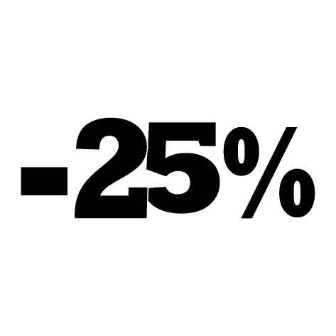 Sticker soldes été -25%