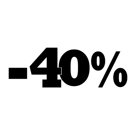 Sticker soldes été -40%