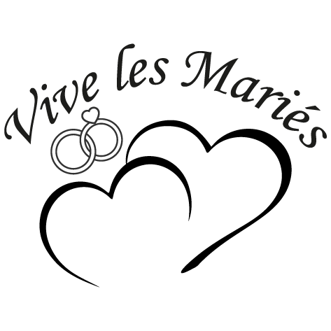 Autocollant Vive Les Maries Pour Decorer La Voiture Autocollant Vive Les Maries Pour Decorer La Voiture