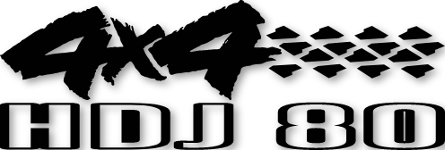 Stickers 4x4 HDJ 80