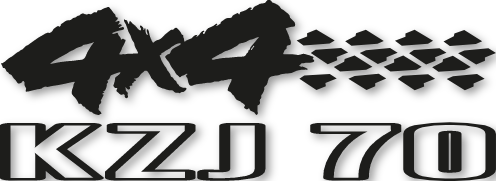 Stickers 4x4 KZJ 70
