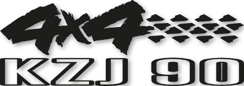 Stickers 4x4 KZJ 90