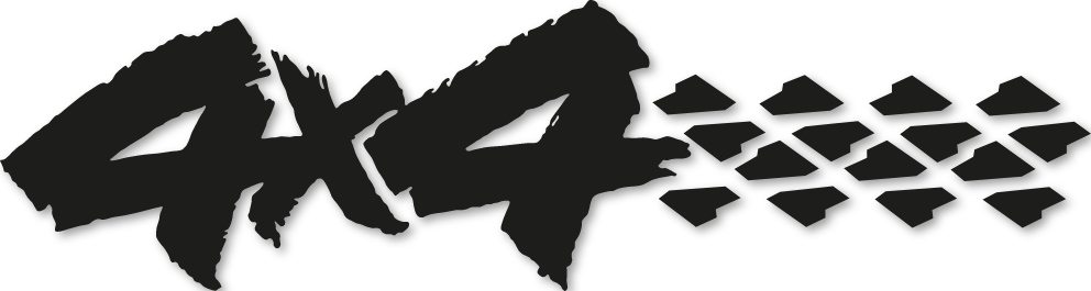 Stickers 4x4 personnalisable