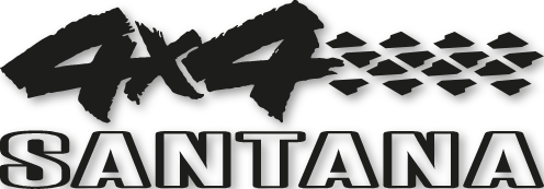 Stickers 4x4 Santana