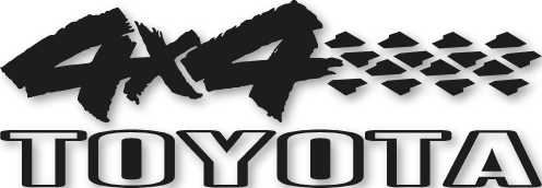 Stickers 4x4 Toyota