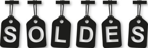 Sticker affiches soldes