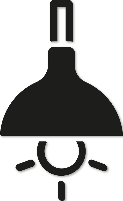 Sticker lustre ampoule