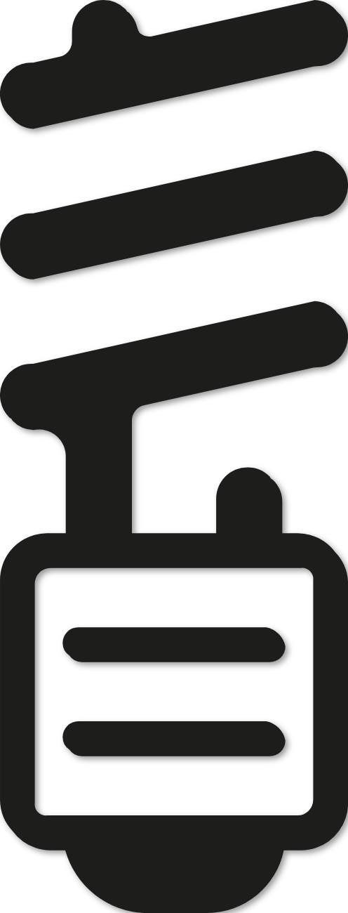 Sticker ampoule basse consommation