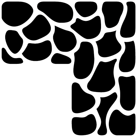 Sticker angle léopard
