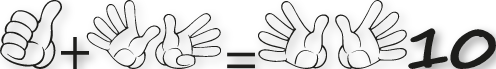 Sticker apprendre à compter 10