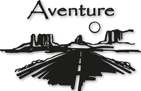 Sticker Aventure route 66 - Gauche