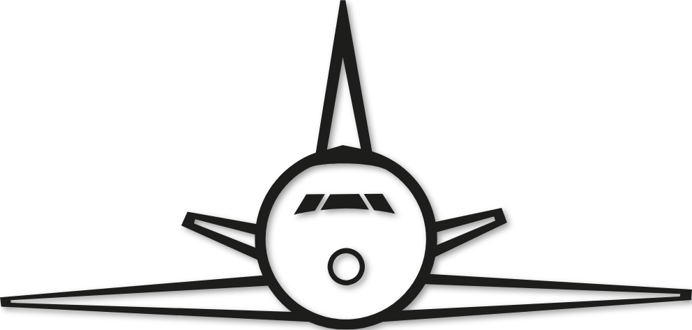 Stickers avion navette