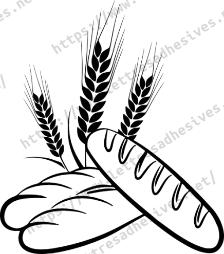 Sticker baguettes épis de blé