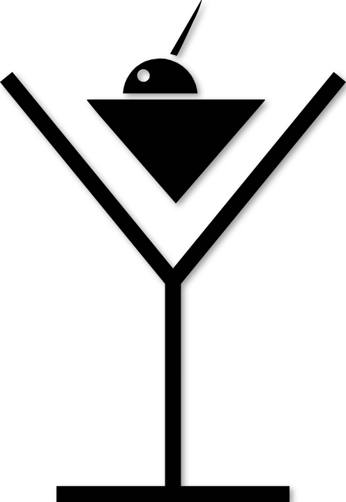 Stickers bar cocktail