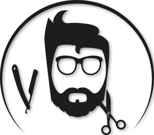 Sticker barbier lunettes