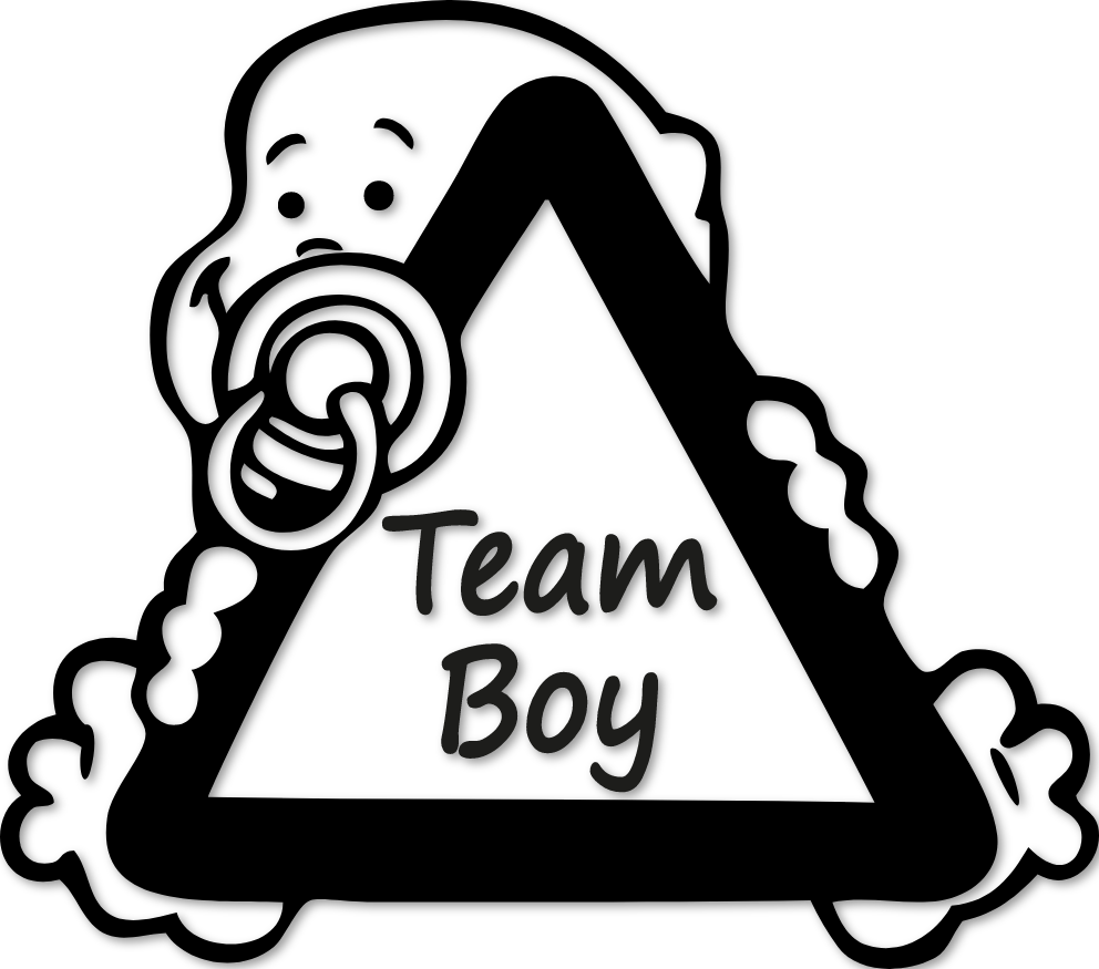 Sticker bébé Team Boy