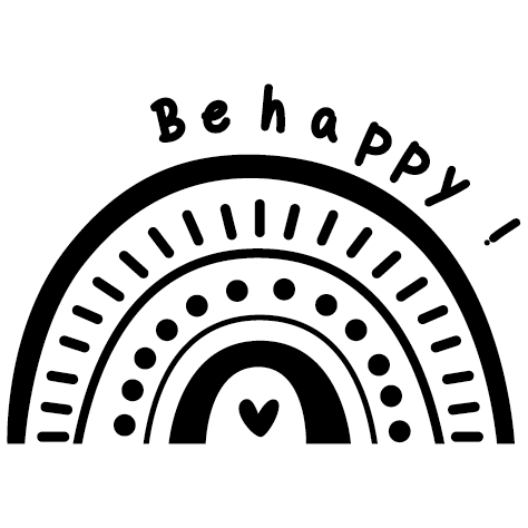 Sticker Be happy