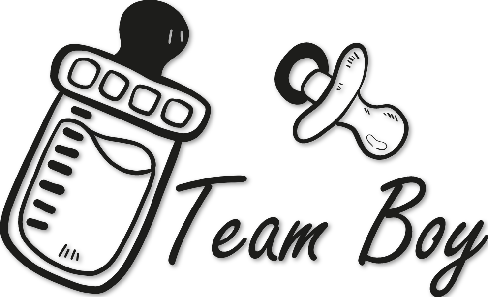 Sticker biberon Team Boy