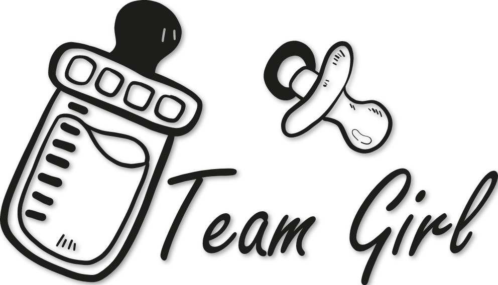 Sticker biberon Team Girl