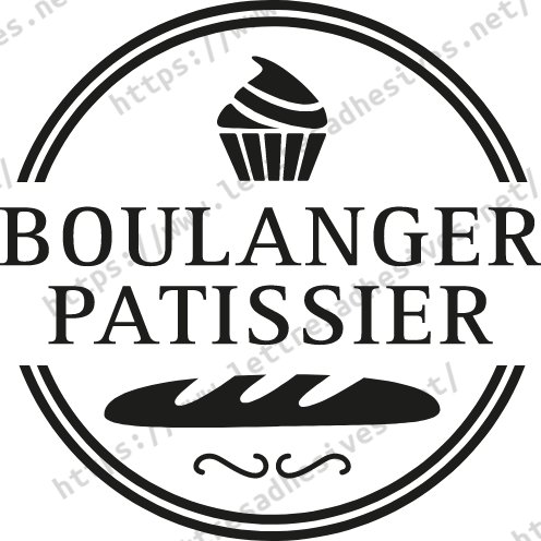 Sticker boulanger pâtissier