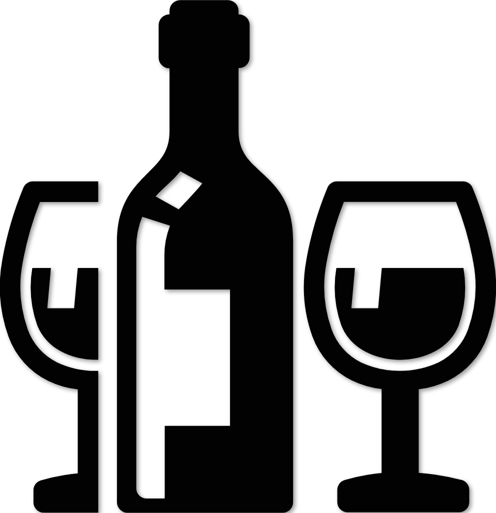 Sticker bouteilles et verres