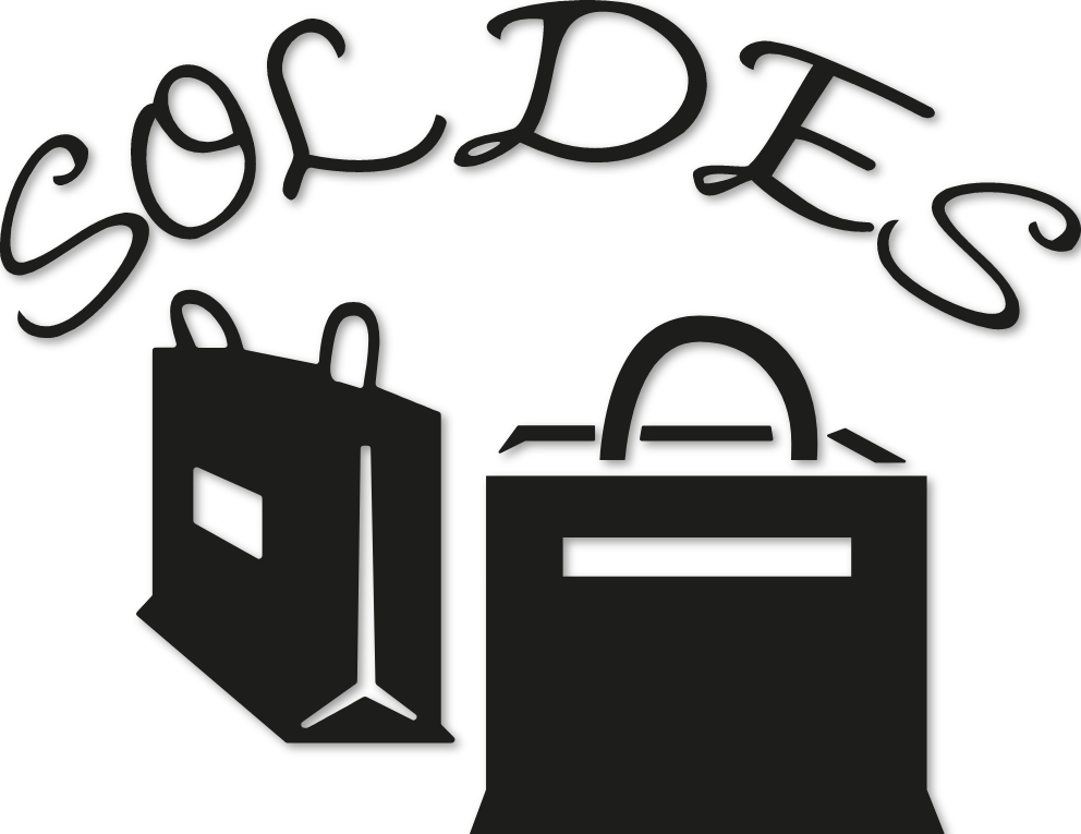 Sticker cabas soldes