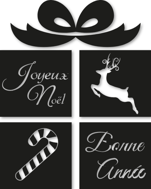 Sticker cadeaux bonne année : 19