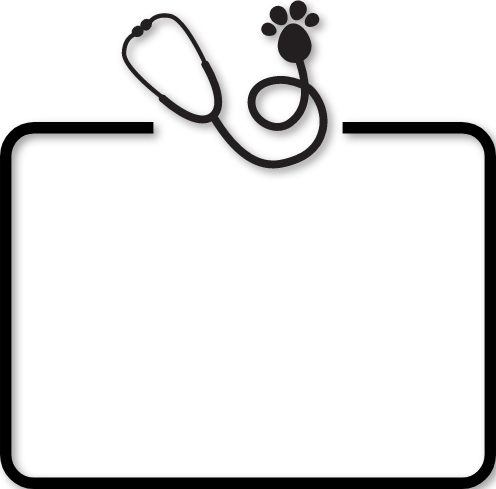 Sticker cadre horaires pour cabinet vétérinaire