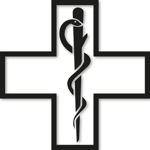 Sticker caducée modèle 07-2