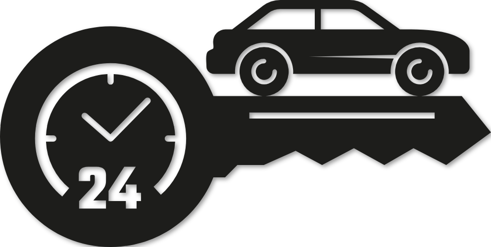 Sticker ouvert 24/24