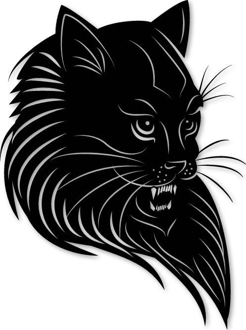 Stickers chat noir