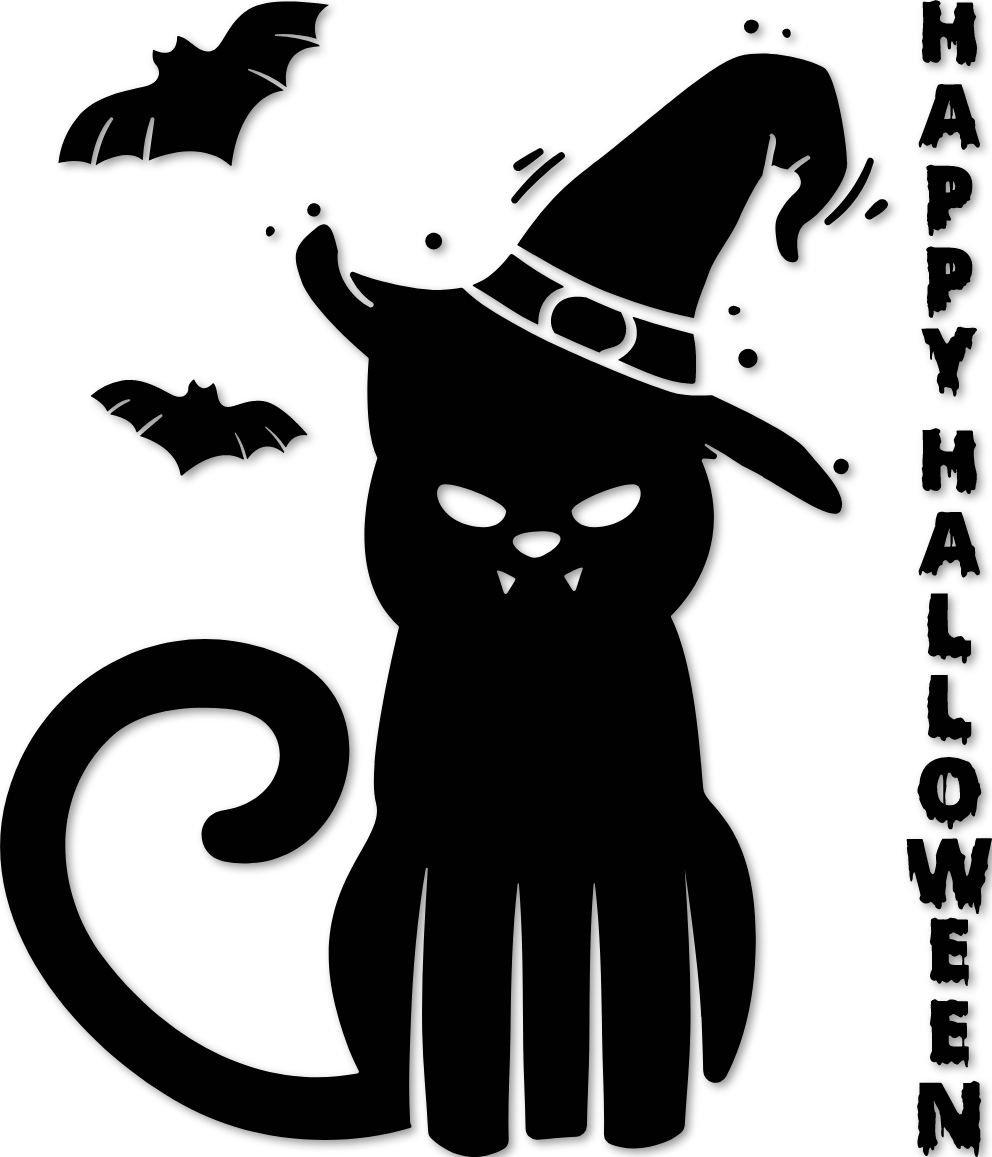 Sticker chat sorcier